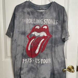 Rolling Stones 1975 Tour Tie-Dye T-Shirt